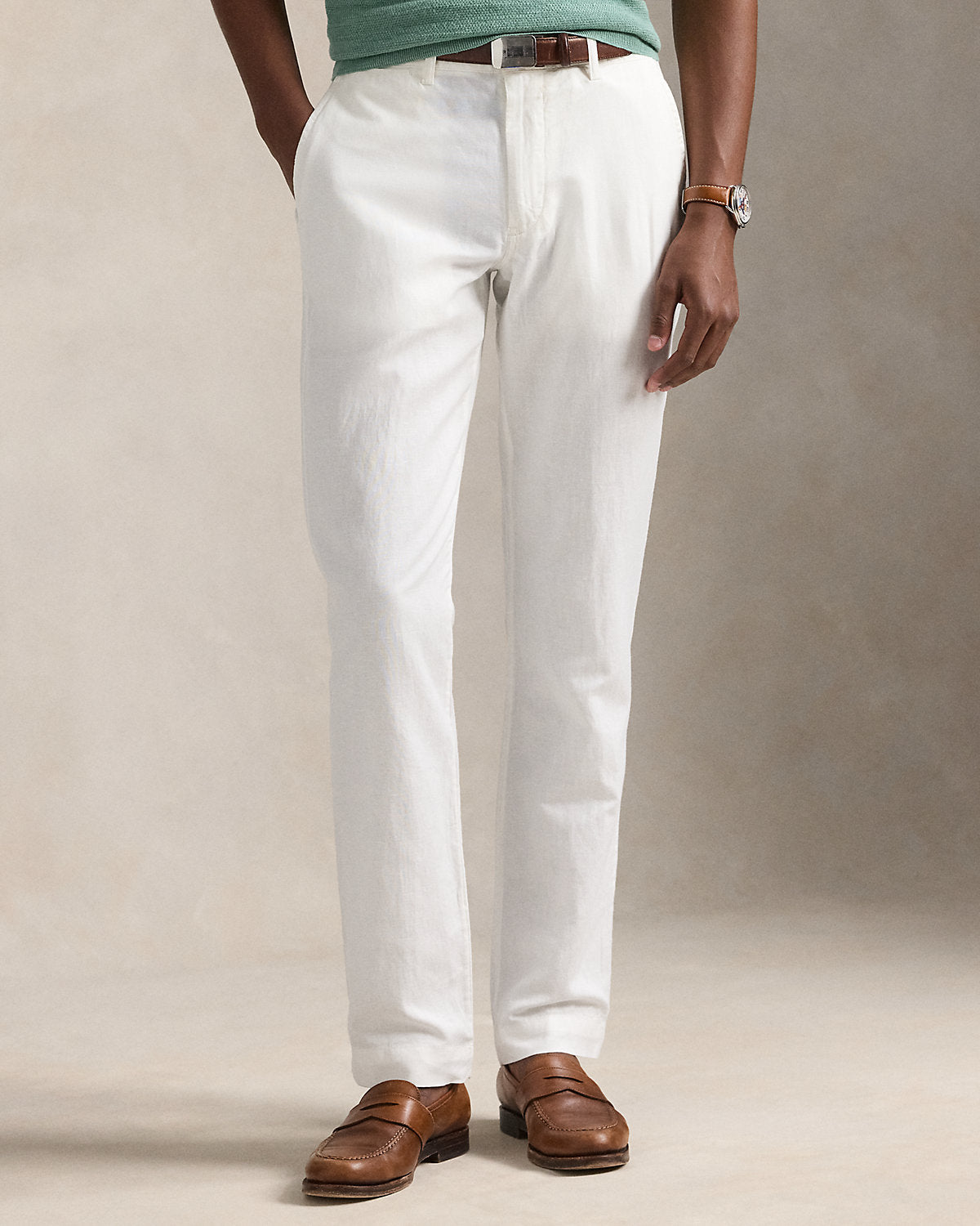 Ralph Lauren Straight Fit LinenCotton Pant