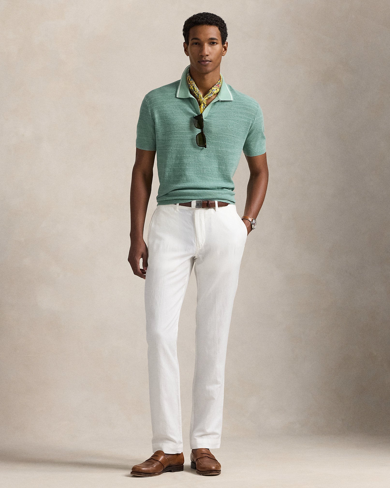 Ralph Lauren Straight Fit LinenCotton Pant