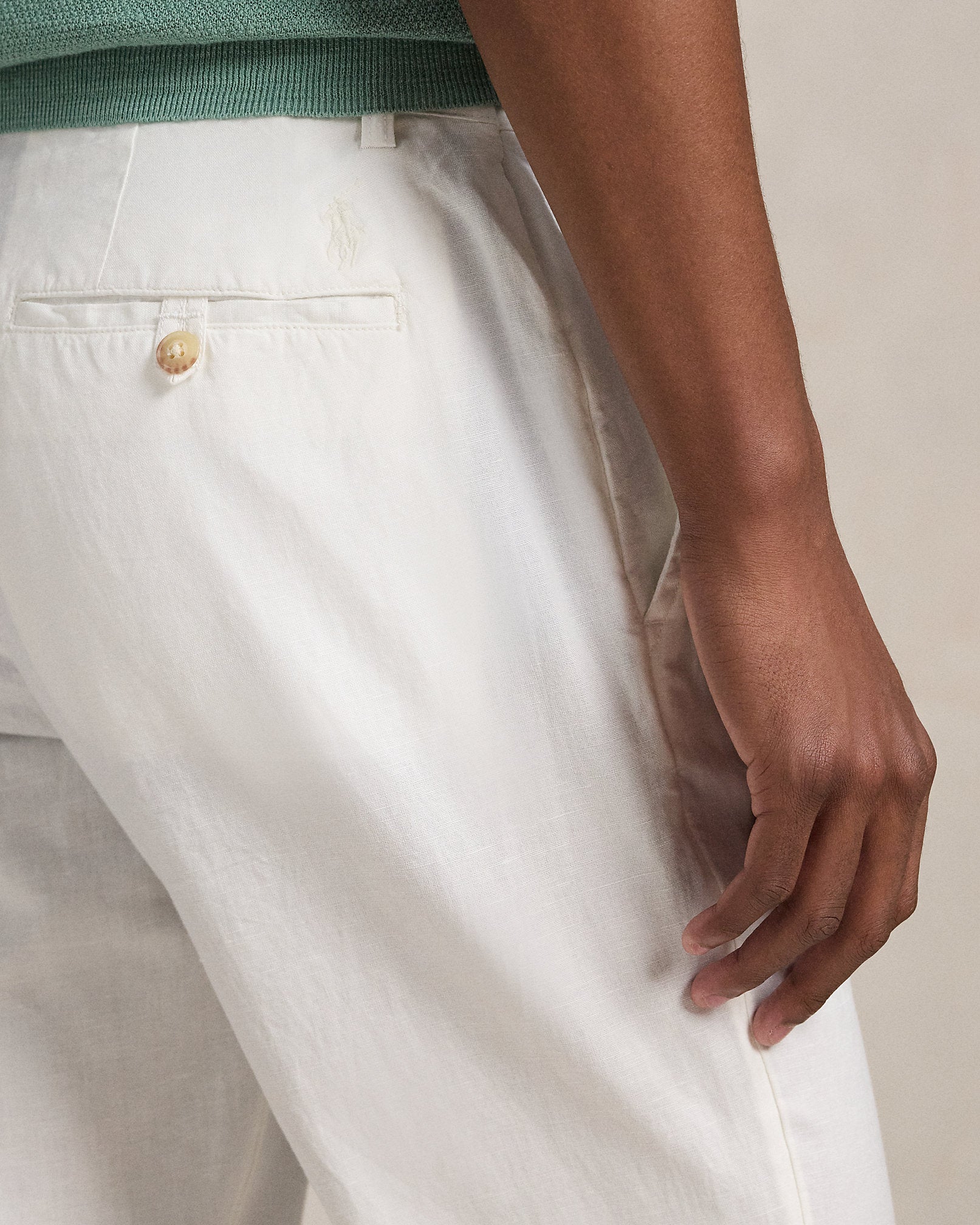 Ralph Lauren Straight Fit LinenCotton Pant