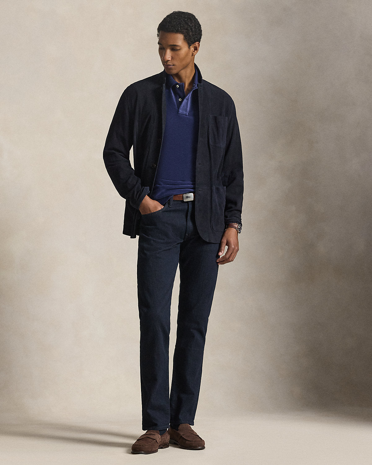 Ralph Lauren Classic Fit Knit Corduroy Polo Shirt