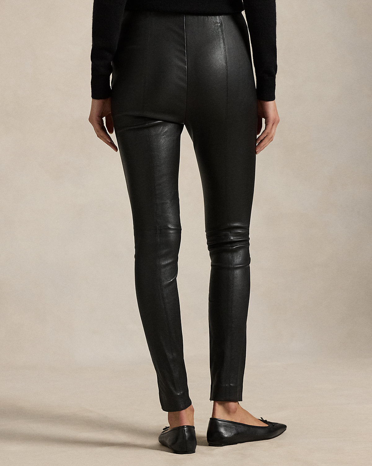 Ralph Lauren The Lambskin SideZip Pant