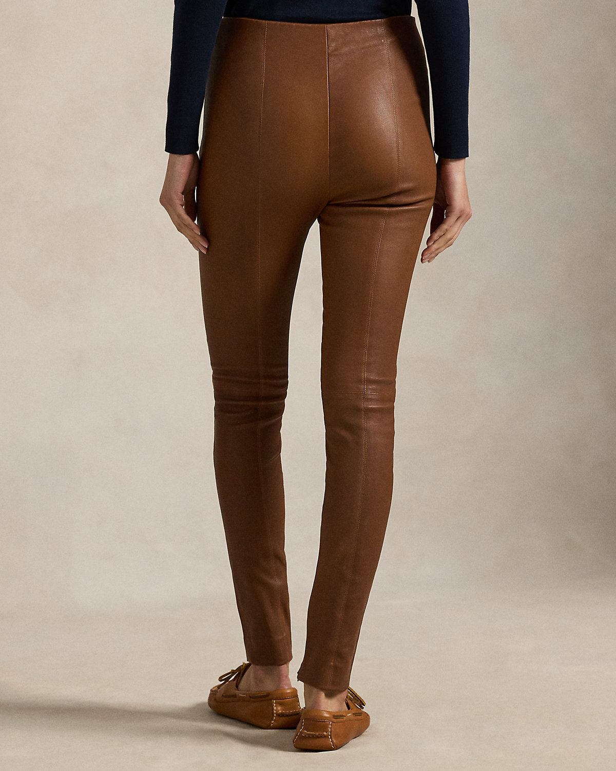 Ralph Lauren The Lambskin SideZip Pant