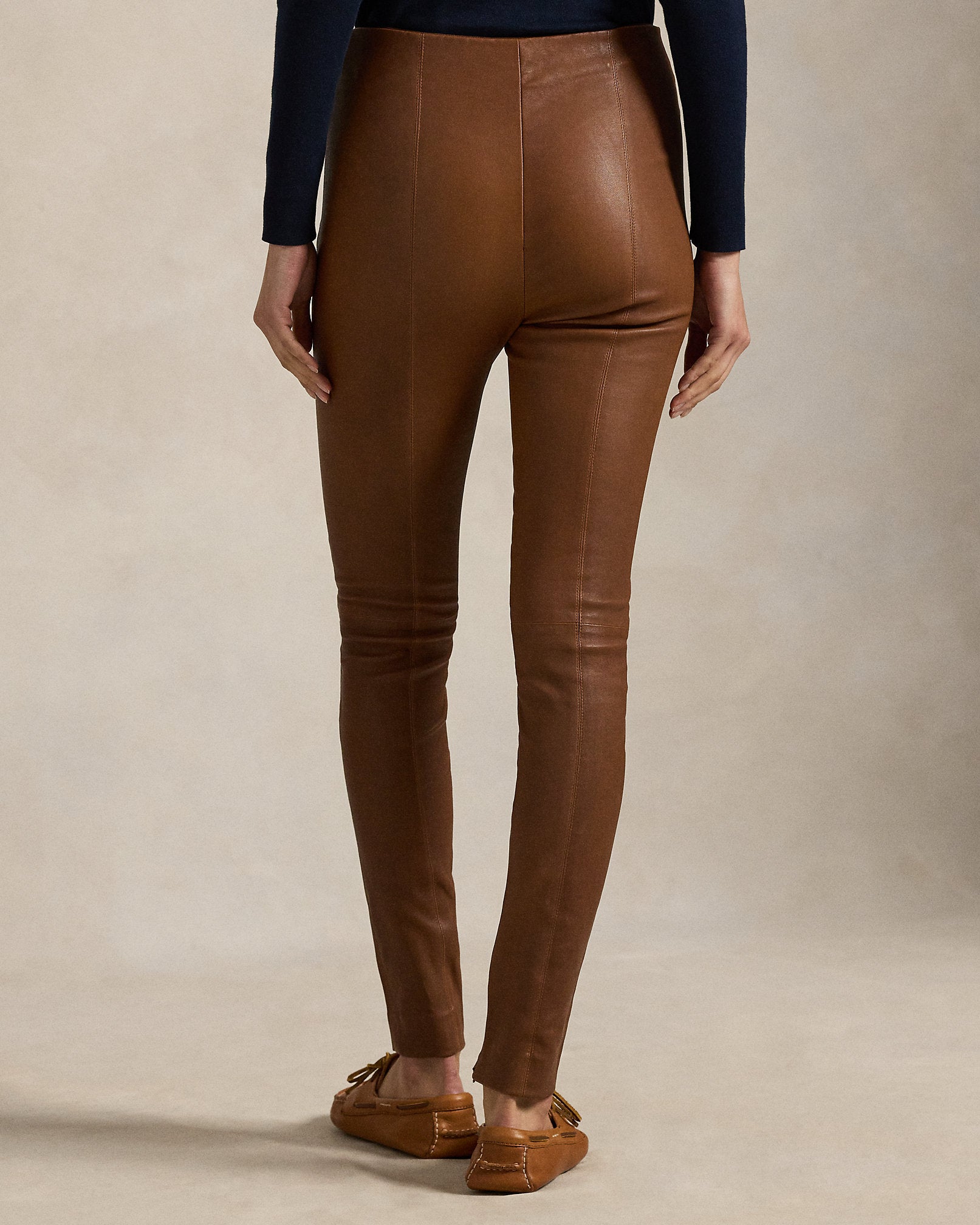 Ralph Lauren The Lambskin SideZip Pant