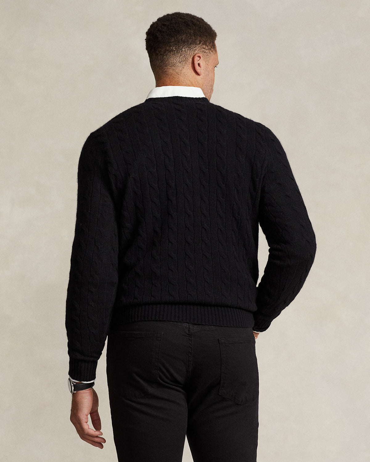 Ralph Lauren CableKnit WoolCashmere Sweater