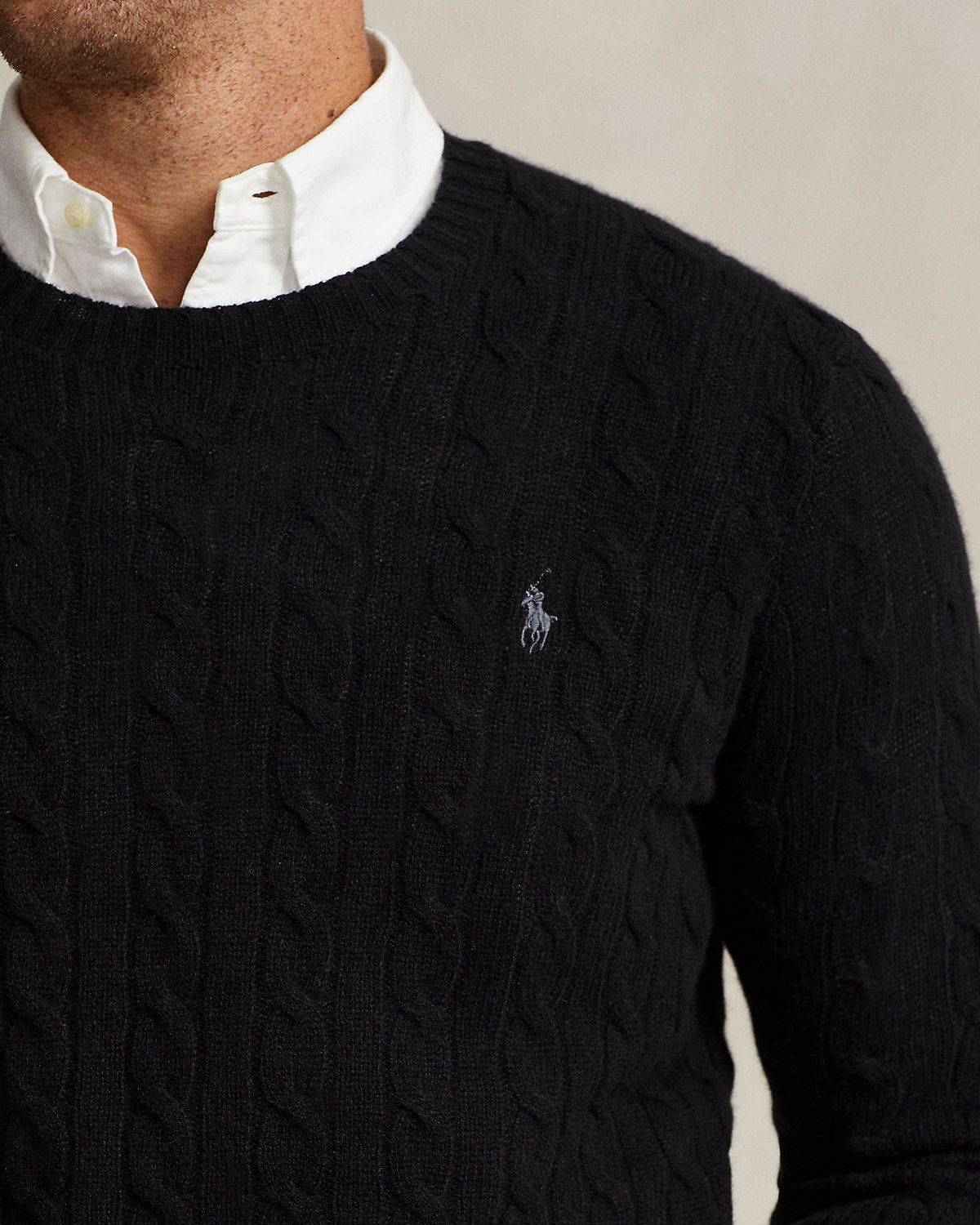 Ralph Lauren CableKnit WoolCashmere Sweater
