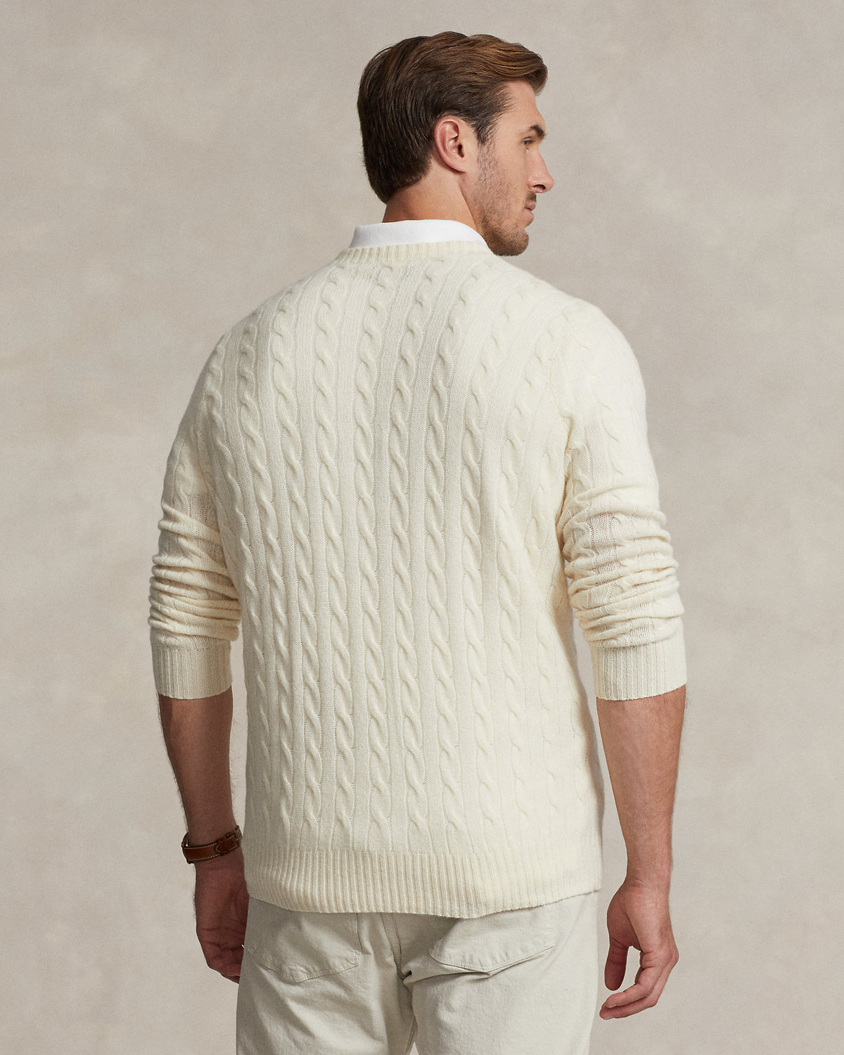 Ralph Lauren CableKnit WoolCashmere Sweater