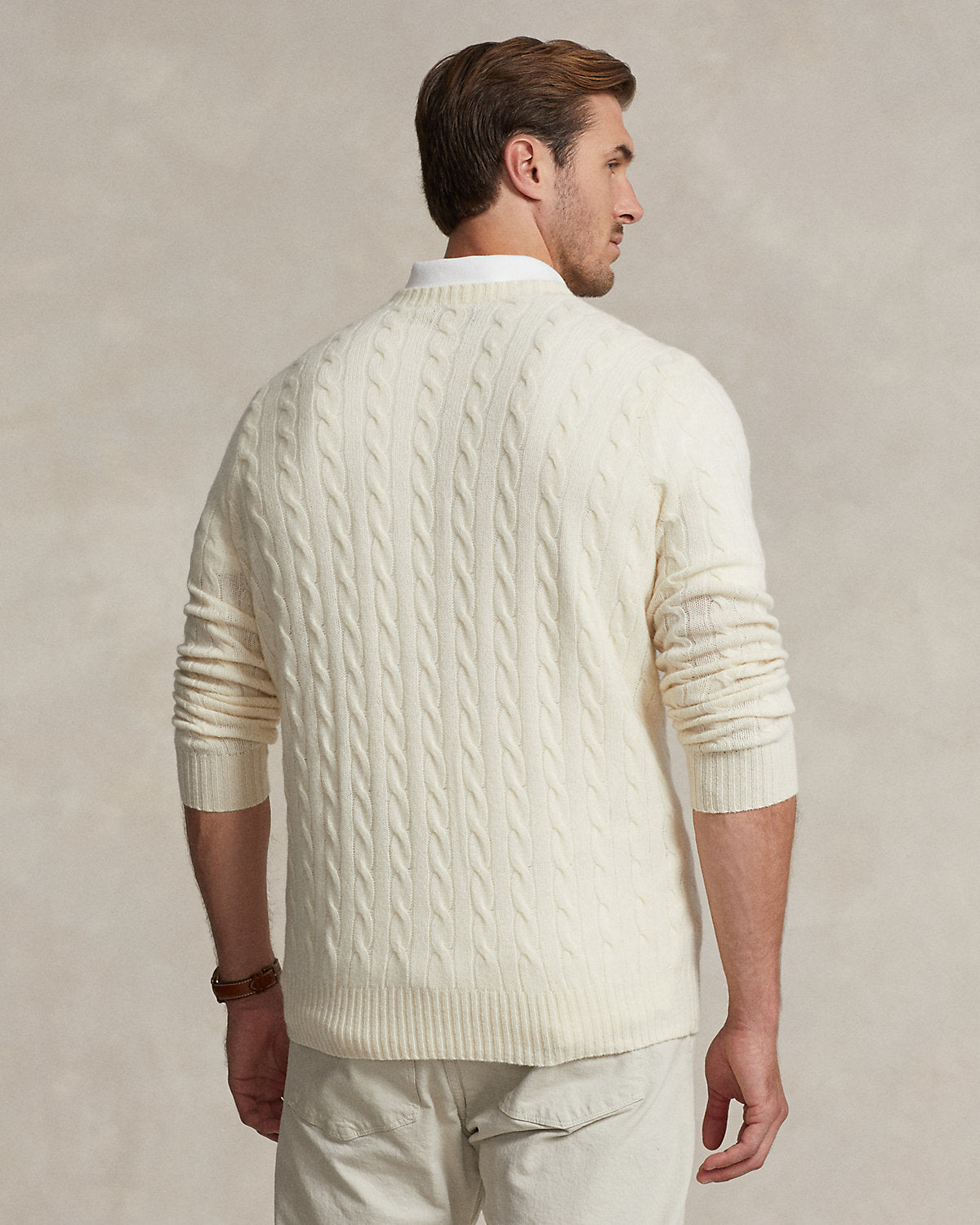 Ralph Lauren CableKnit WoolCashmere Sweater