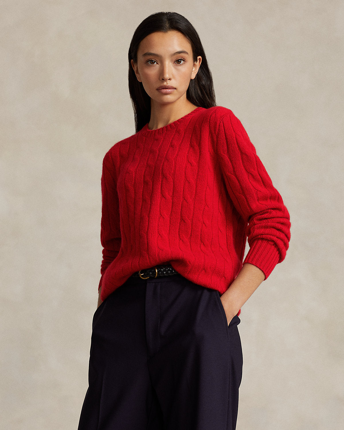 Ralph Lauren The Iconic CableKnit Cashmere Sweater