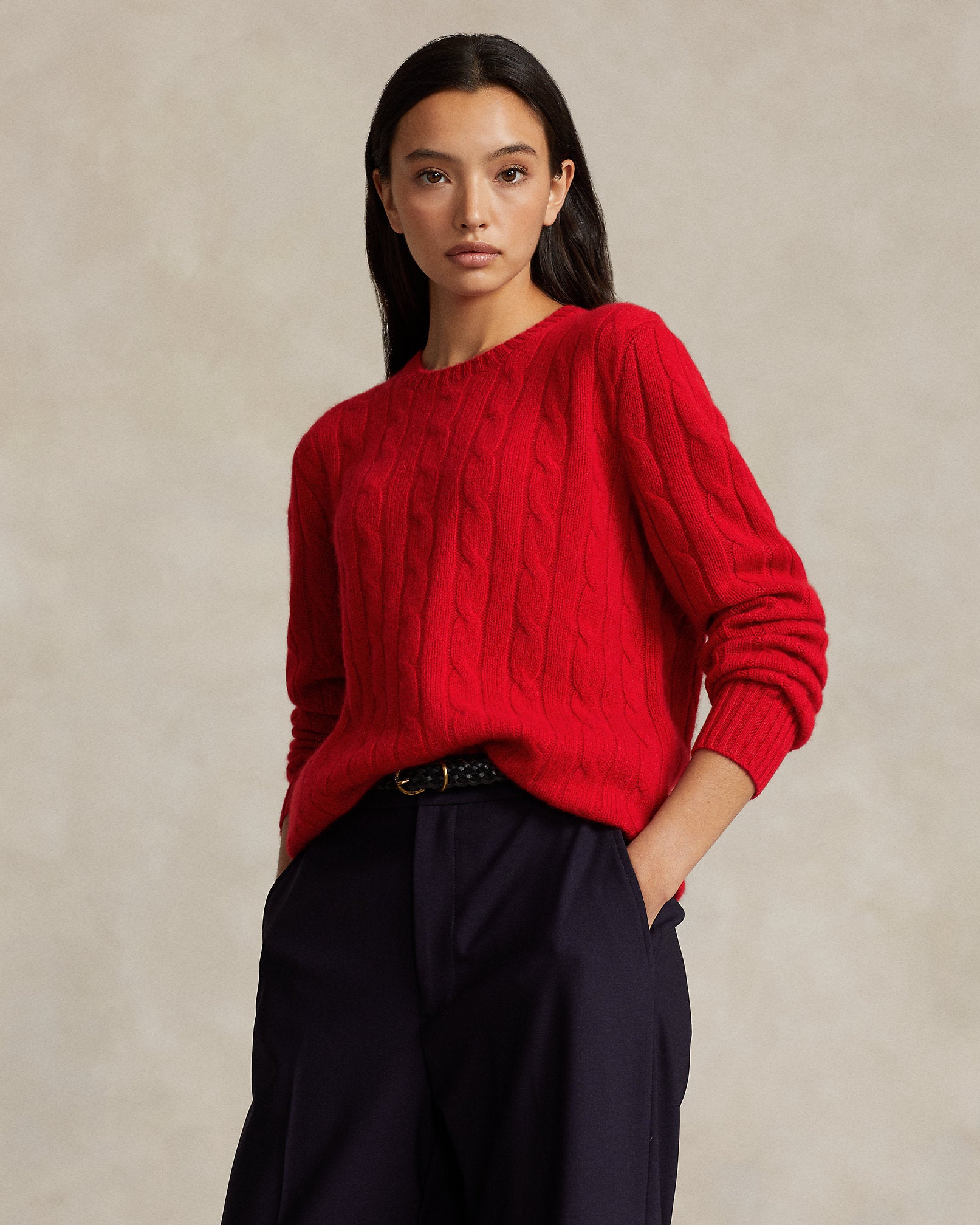 Ralph Lauren The Iconic CableKnit Cashmere Sweater