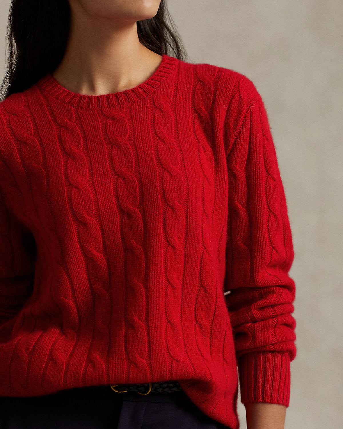 Ralph Lauren The Iconic CableKnit Cashmere Sweater