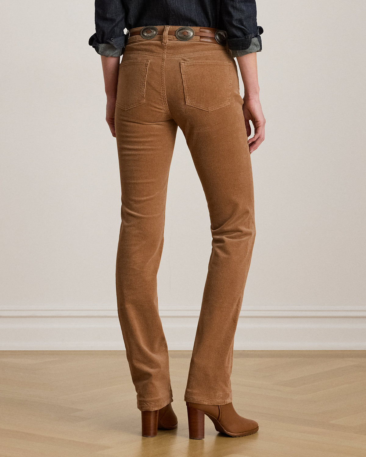 Ralph Lauren Stretch Corduroy MidRise Straight Pant