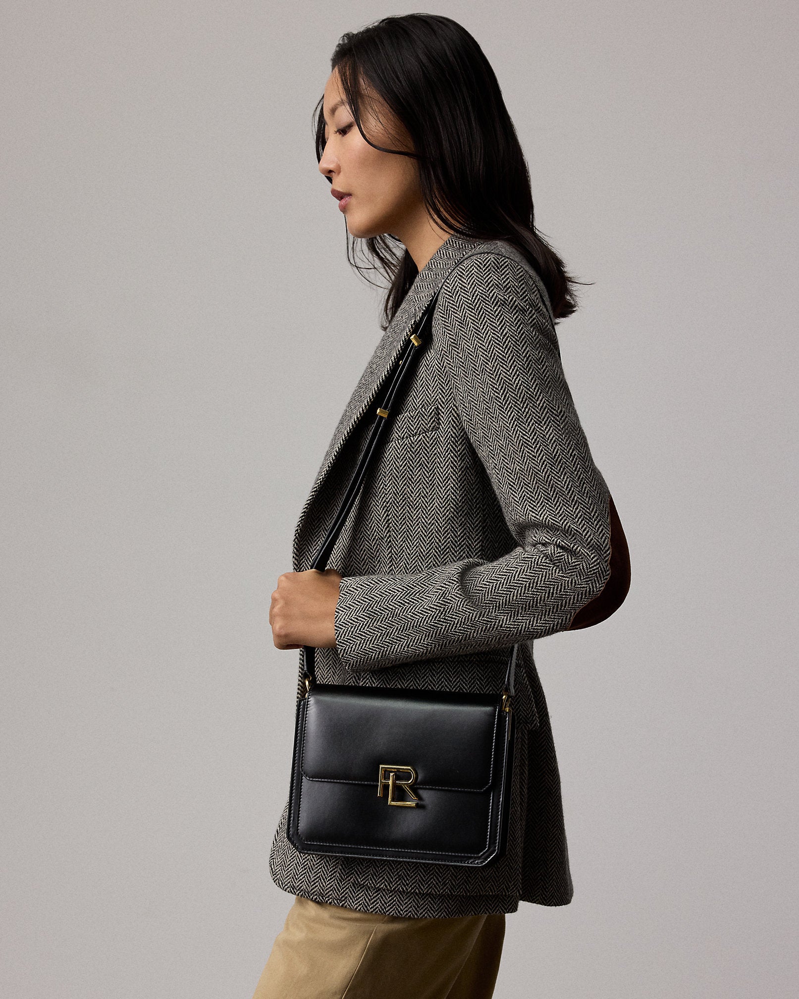 Ralph Lauren RL 888 Box Calfskin Crossbody
