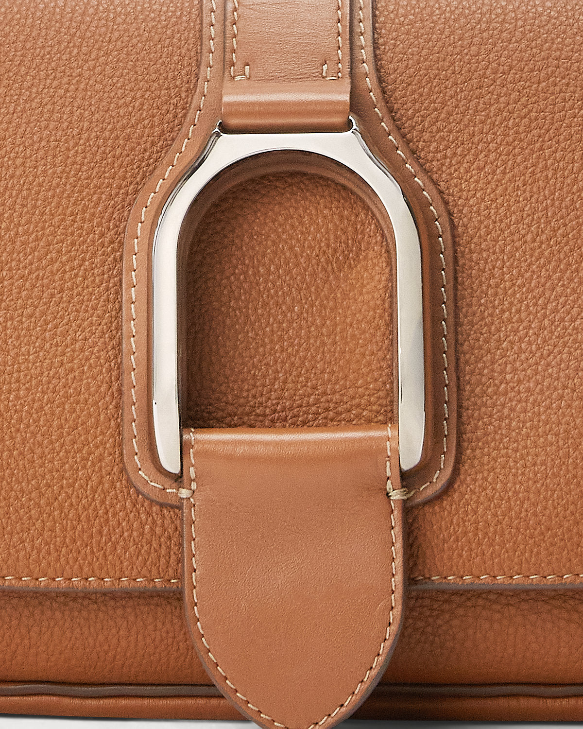 Ralph Lauren Welington Calfskin Shoulder Bag