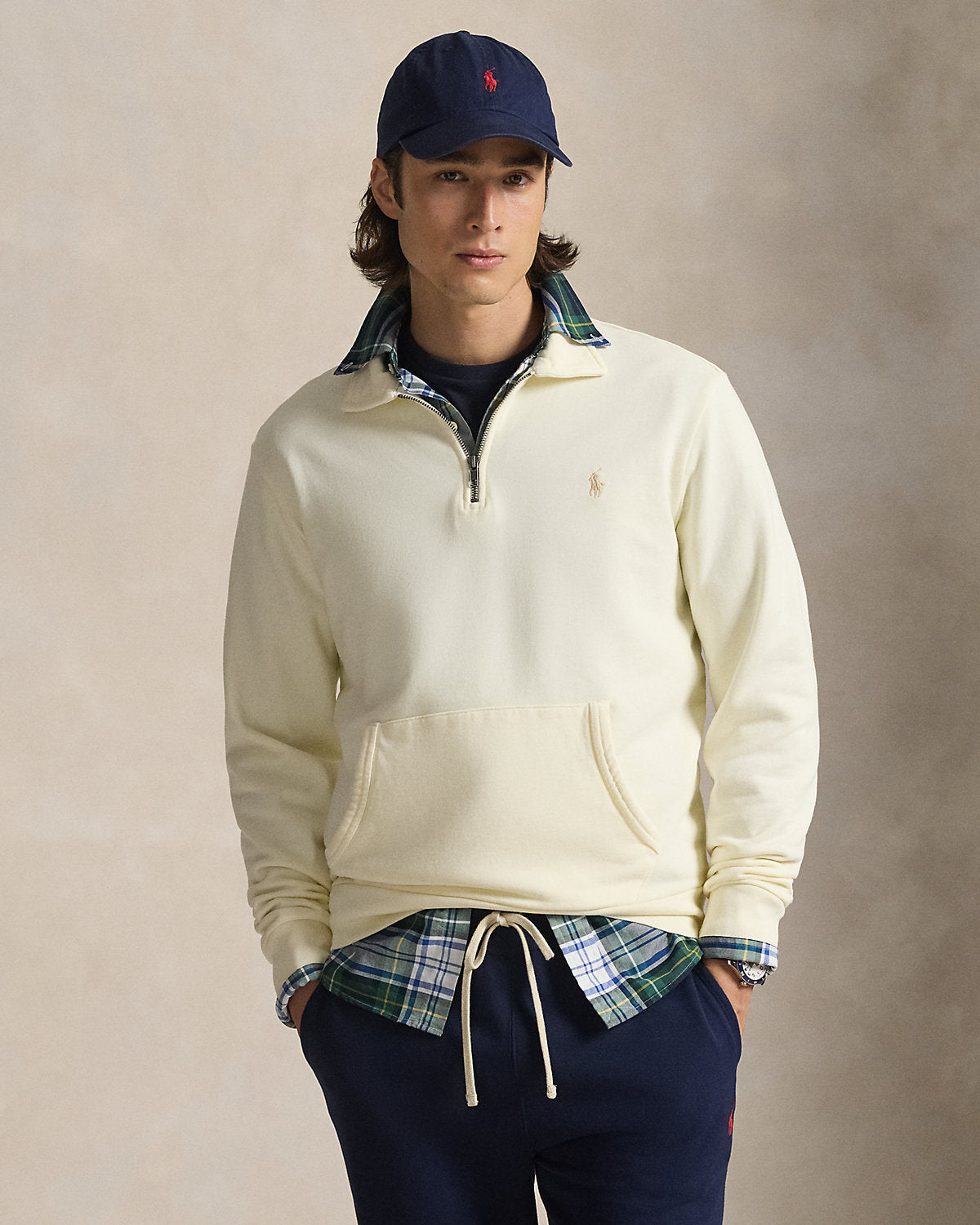 Ralph Lauren Loopback Fleece QuarterZip Sweatshirt
