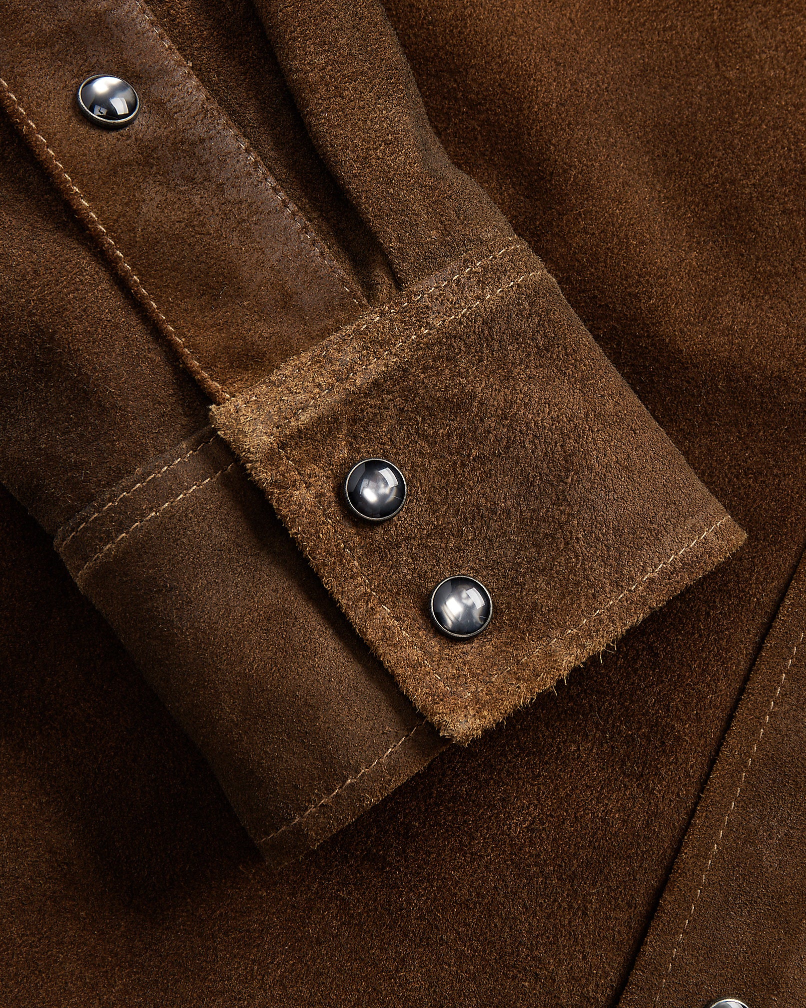 Ralph Lauren Roughout Suede Western Shirt Jacket