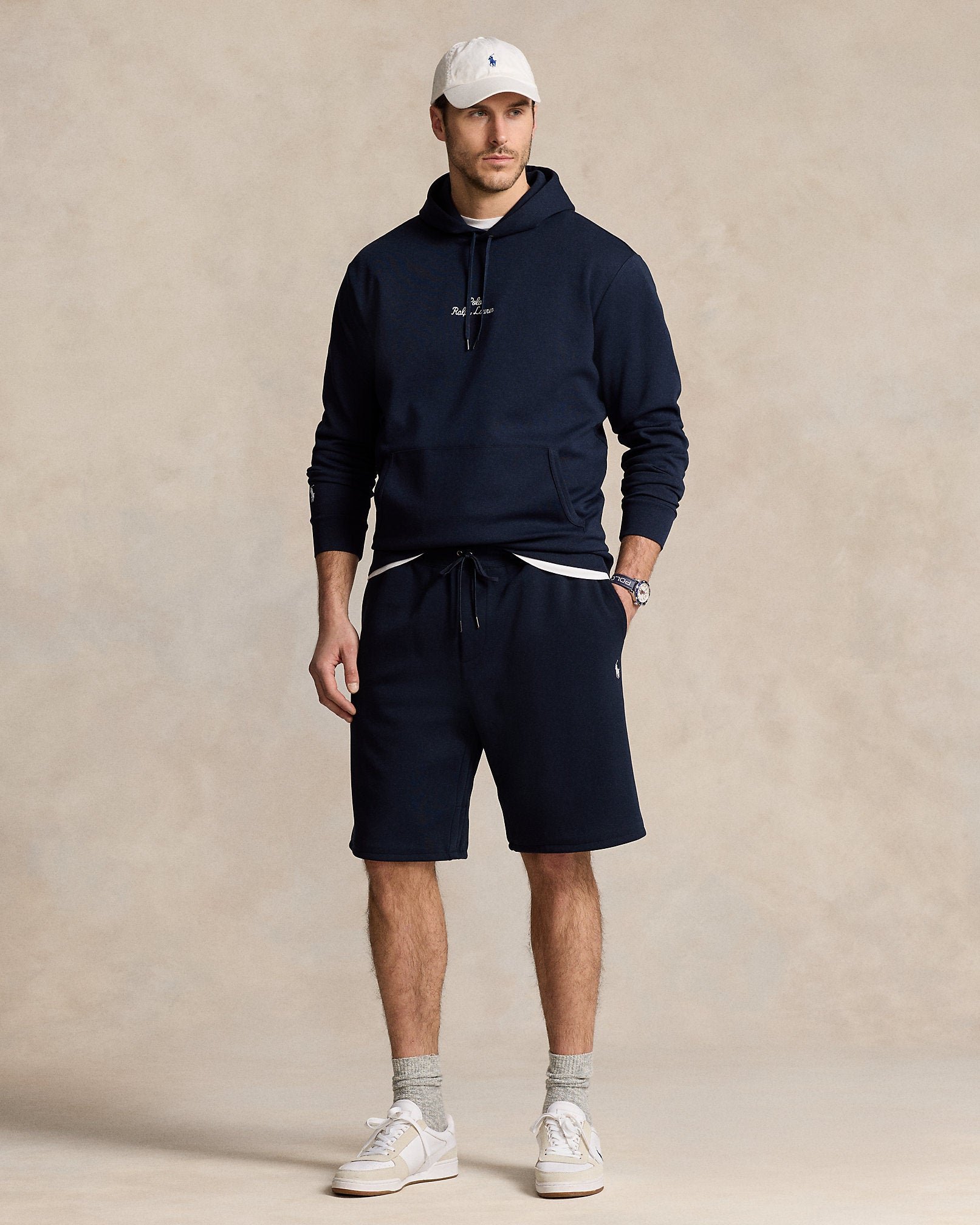 Ralph Lauren Logo DoubleKnit Hoodie