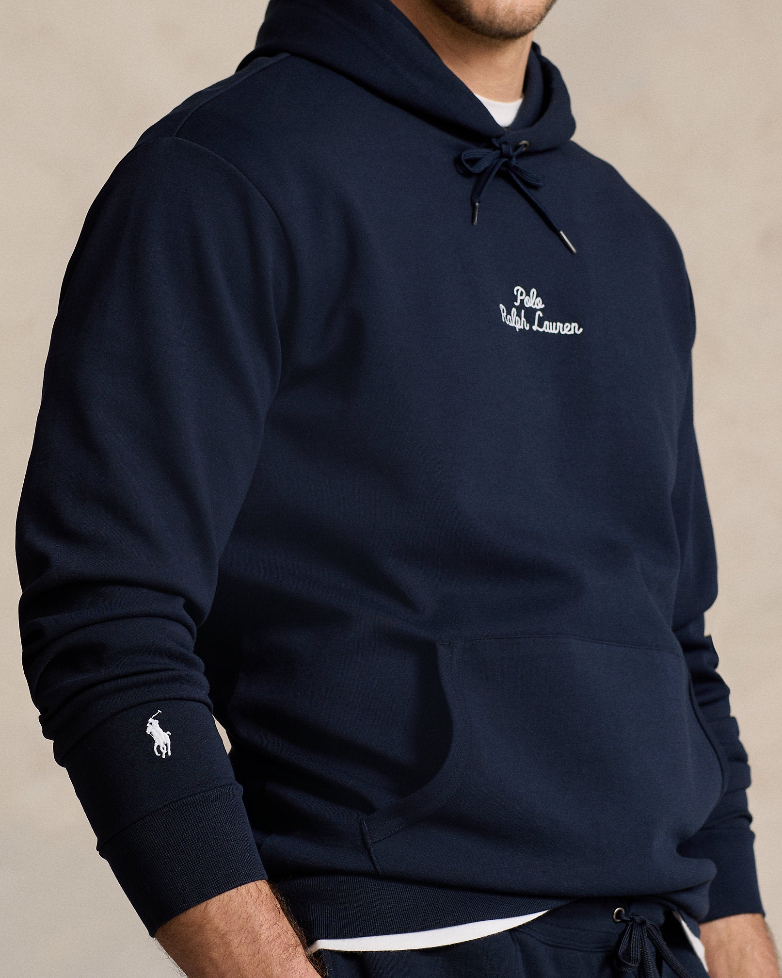 Ralph Lauren Logo DoubleKnit Hoodie