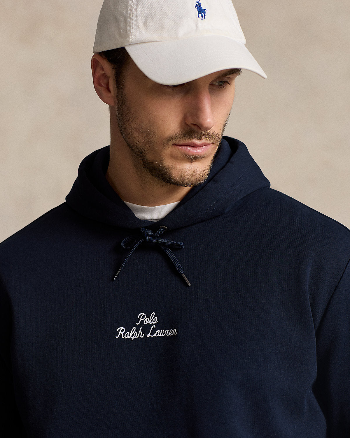 Ralph Lauren Logo DoubleKnit Hoodie