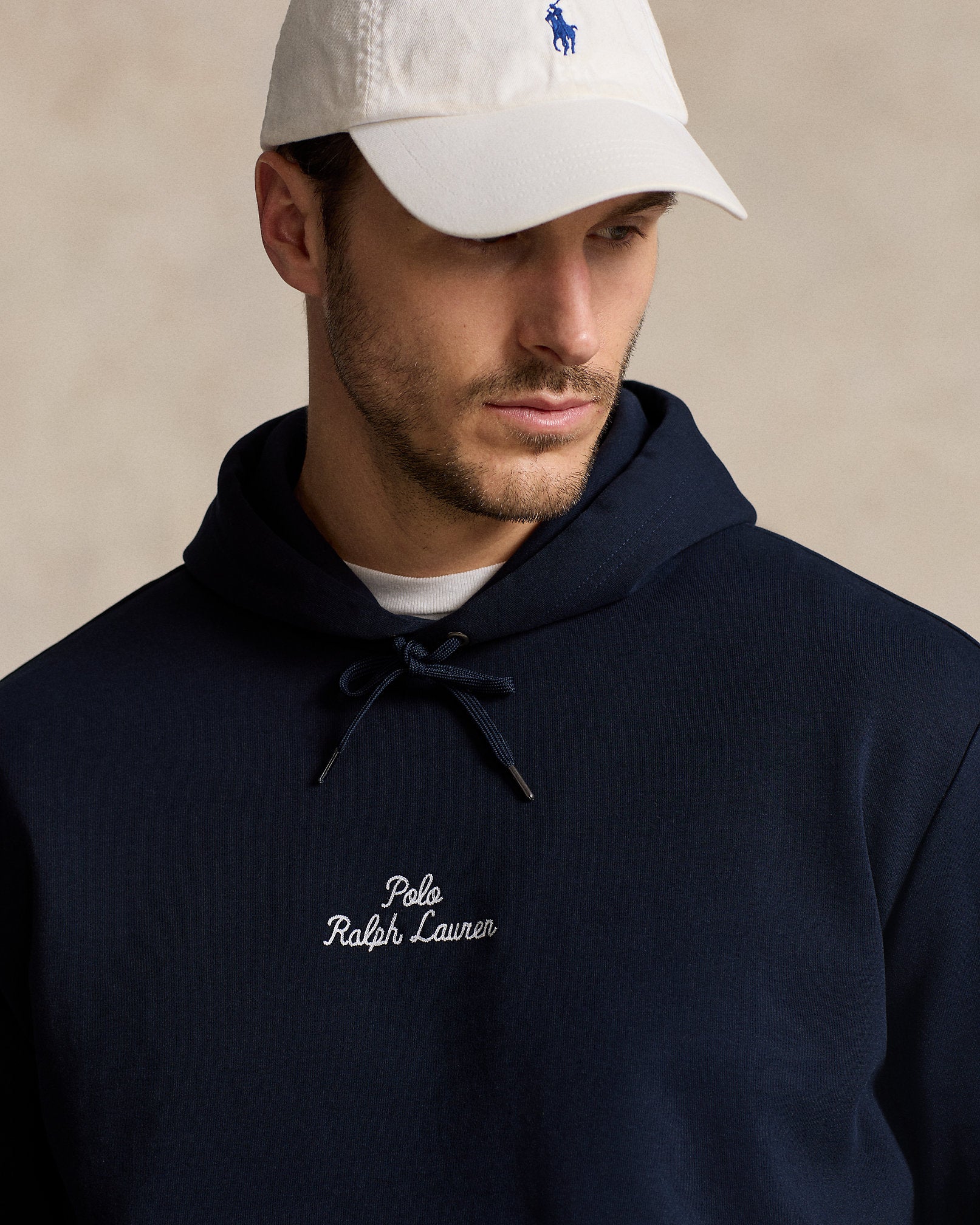 Ralph Lauren Logo DoubleKnit Hoodie