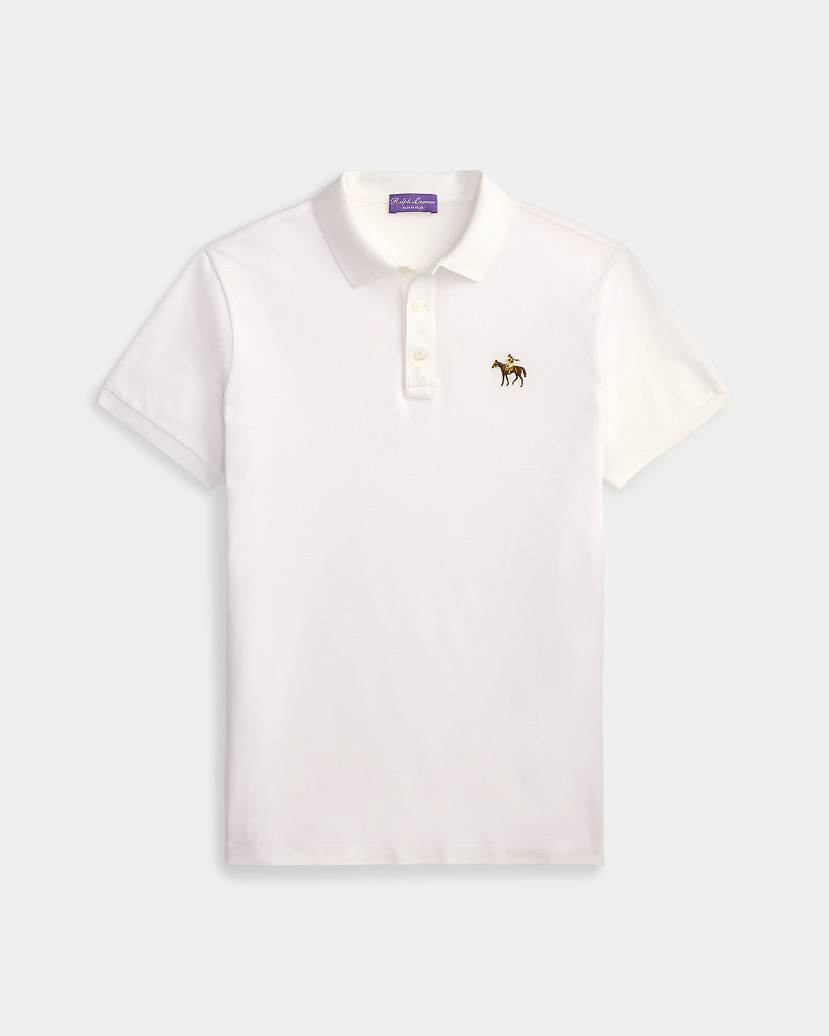 Ralph Lauren Custom Slim Fit Piqué Polo Shirt