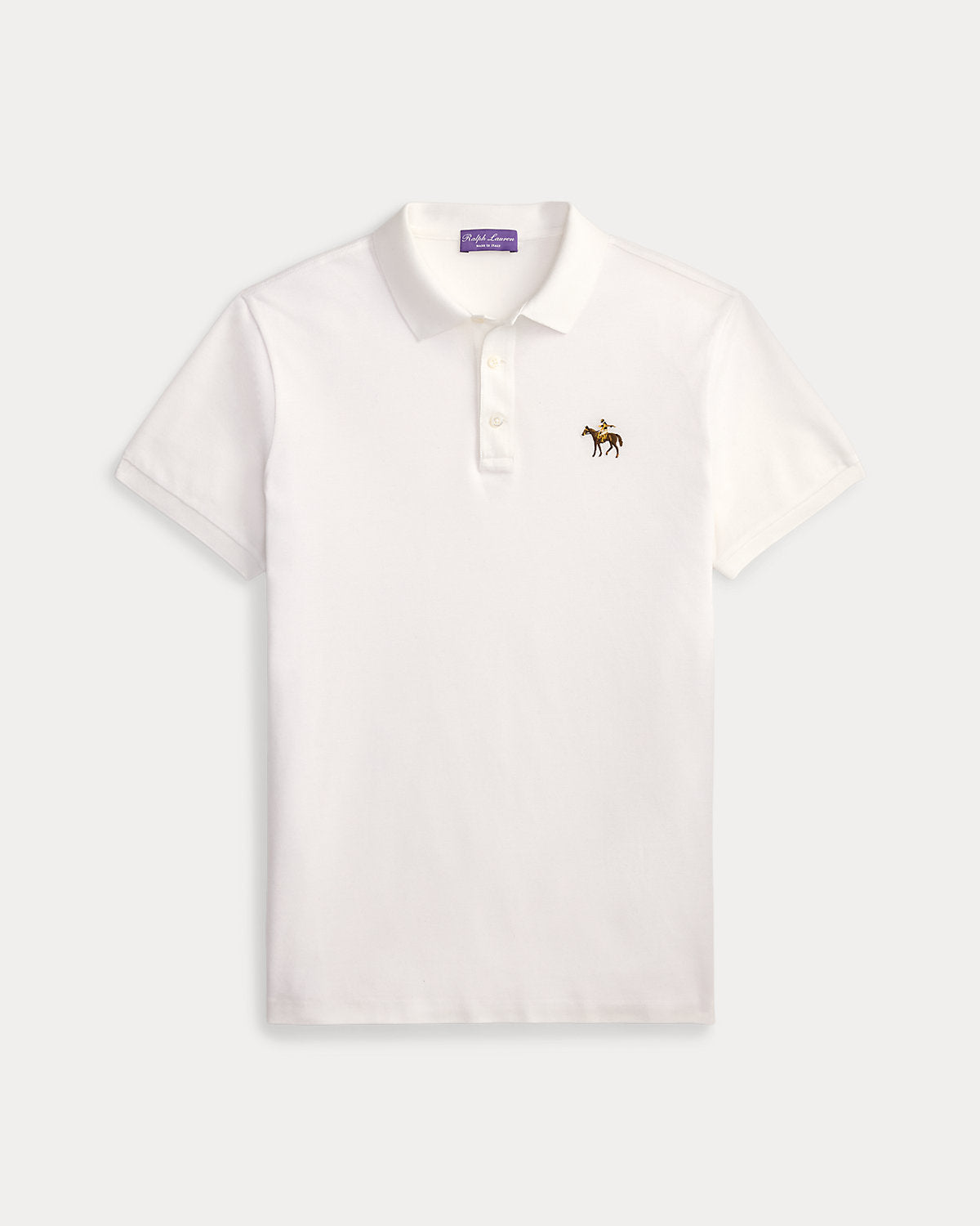 Ralph Lauren Custom Slim Fit Piqué Polo Shirt