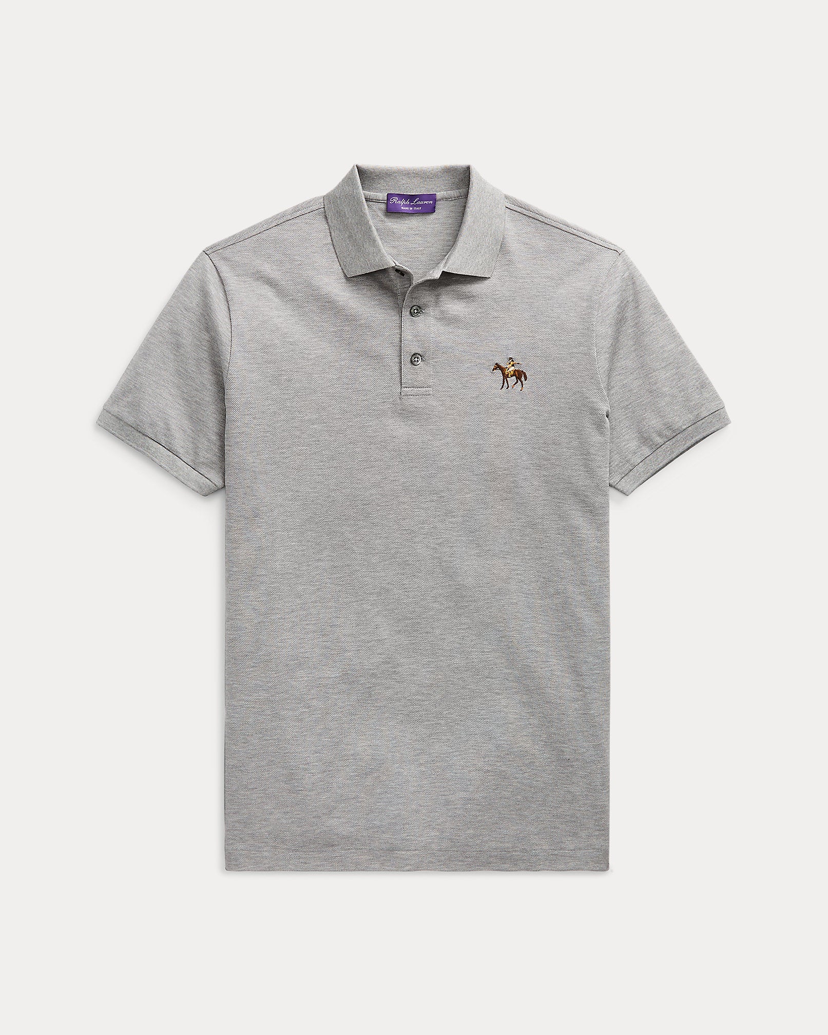 Ralph Lauren Custom Slim Fit Piqué Polo Shirt