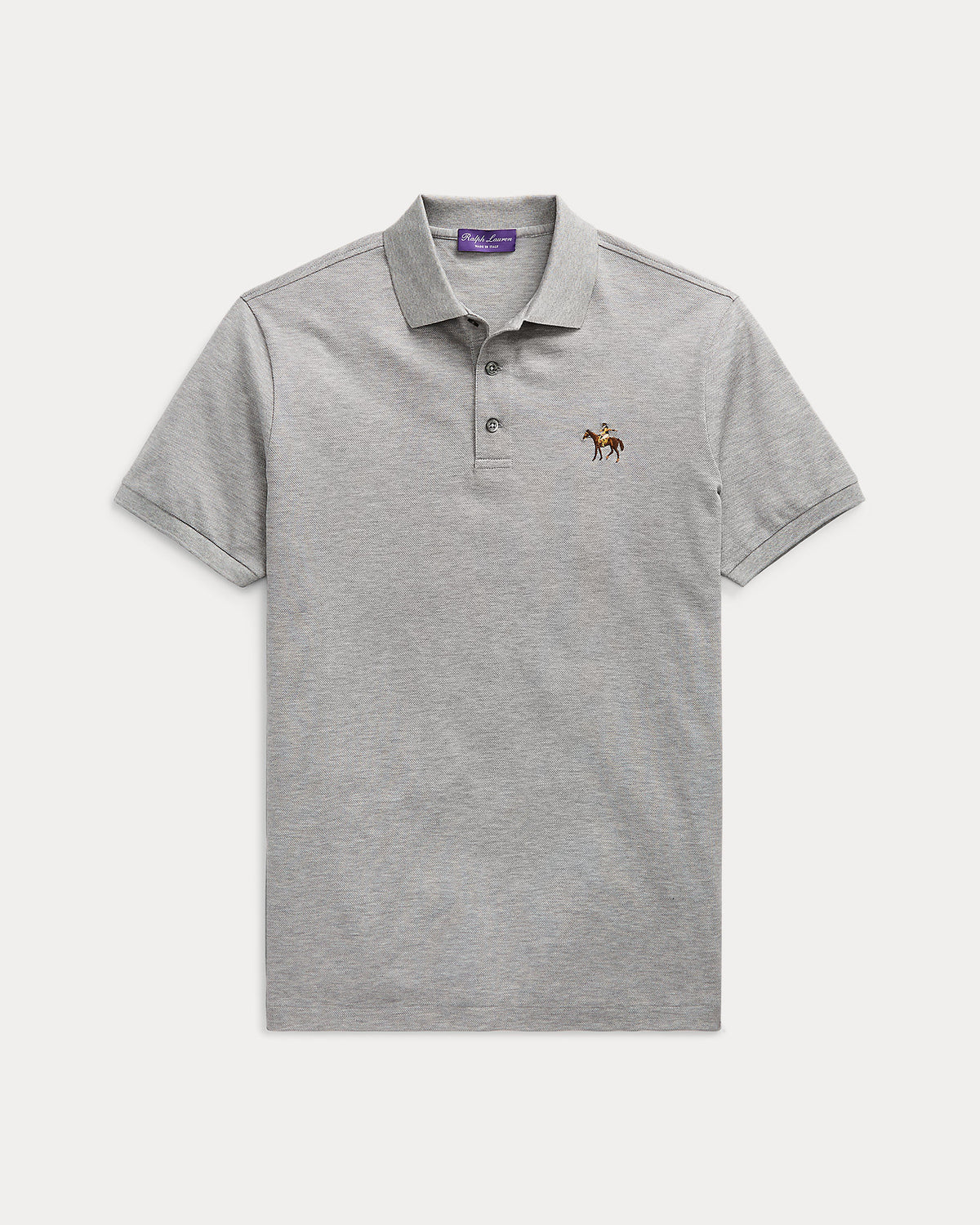 Ralph Lauren Custom Slim Fit Piqué Polo Shirt