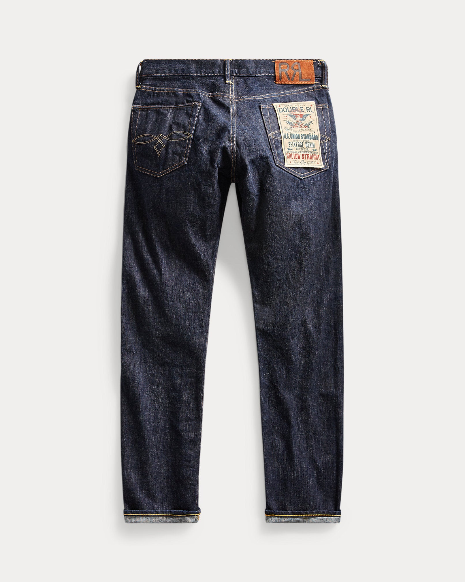 Ralph Lauren Low Straight OnceWashed Selvedge Jean