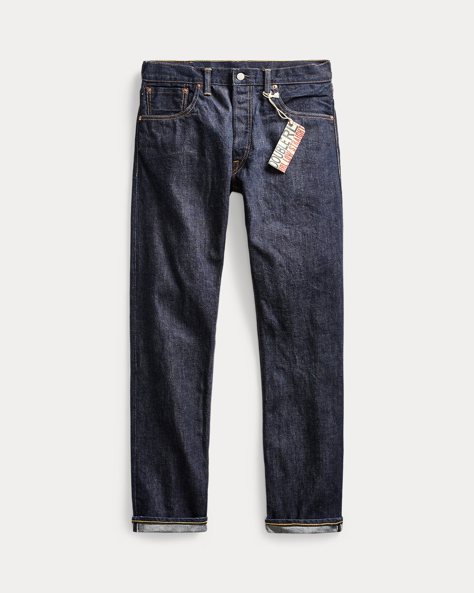 Ralph Lauren Low Straight OnceWashed Selvedge Jean