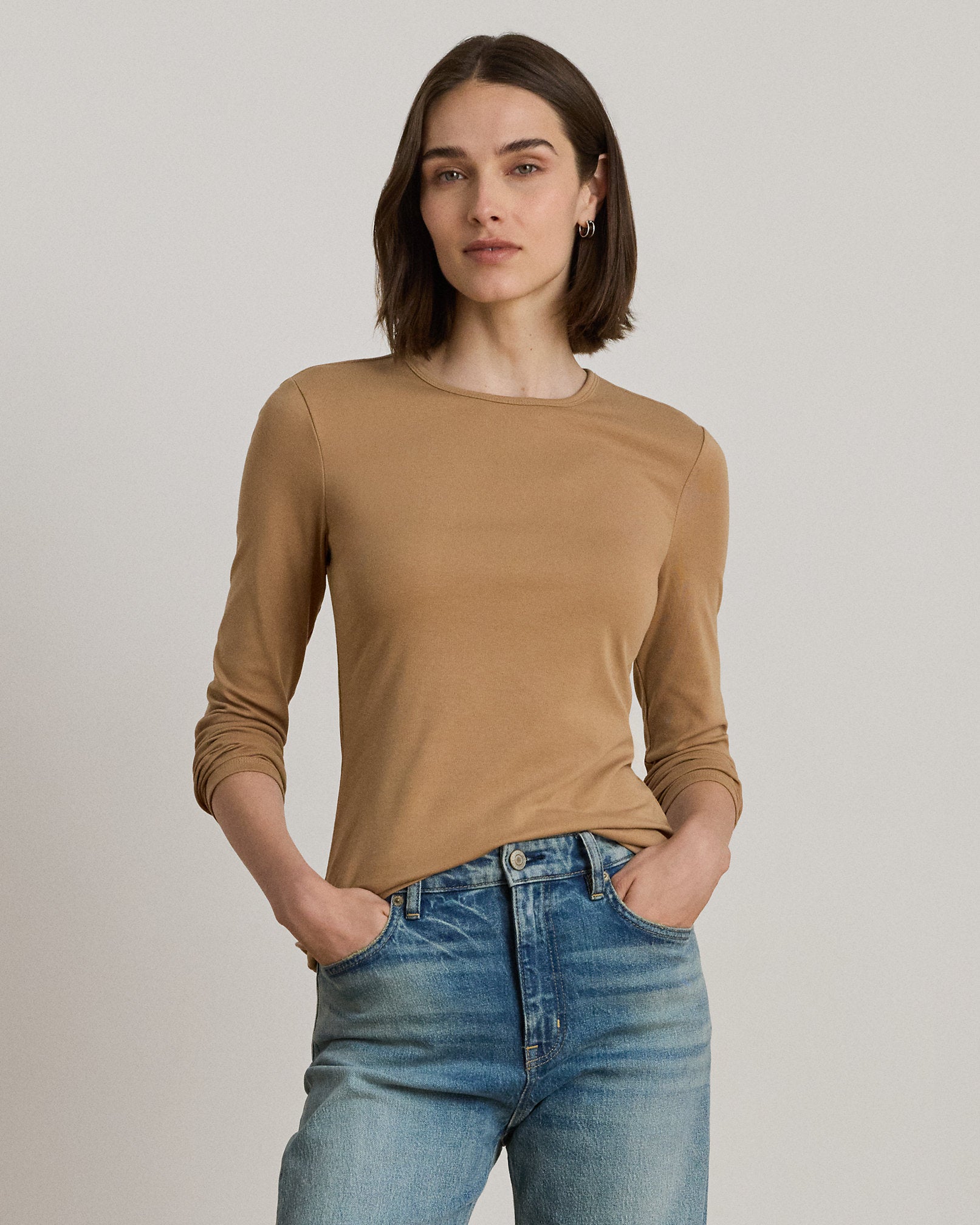 Ralph Lauren Stretch Cotton LongSleeve Tee