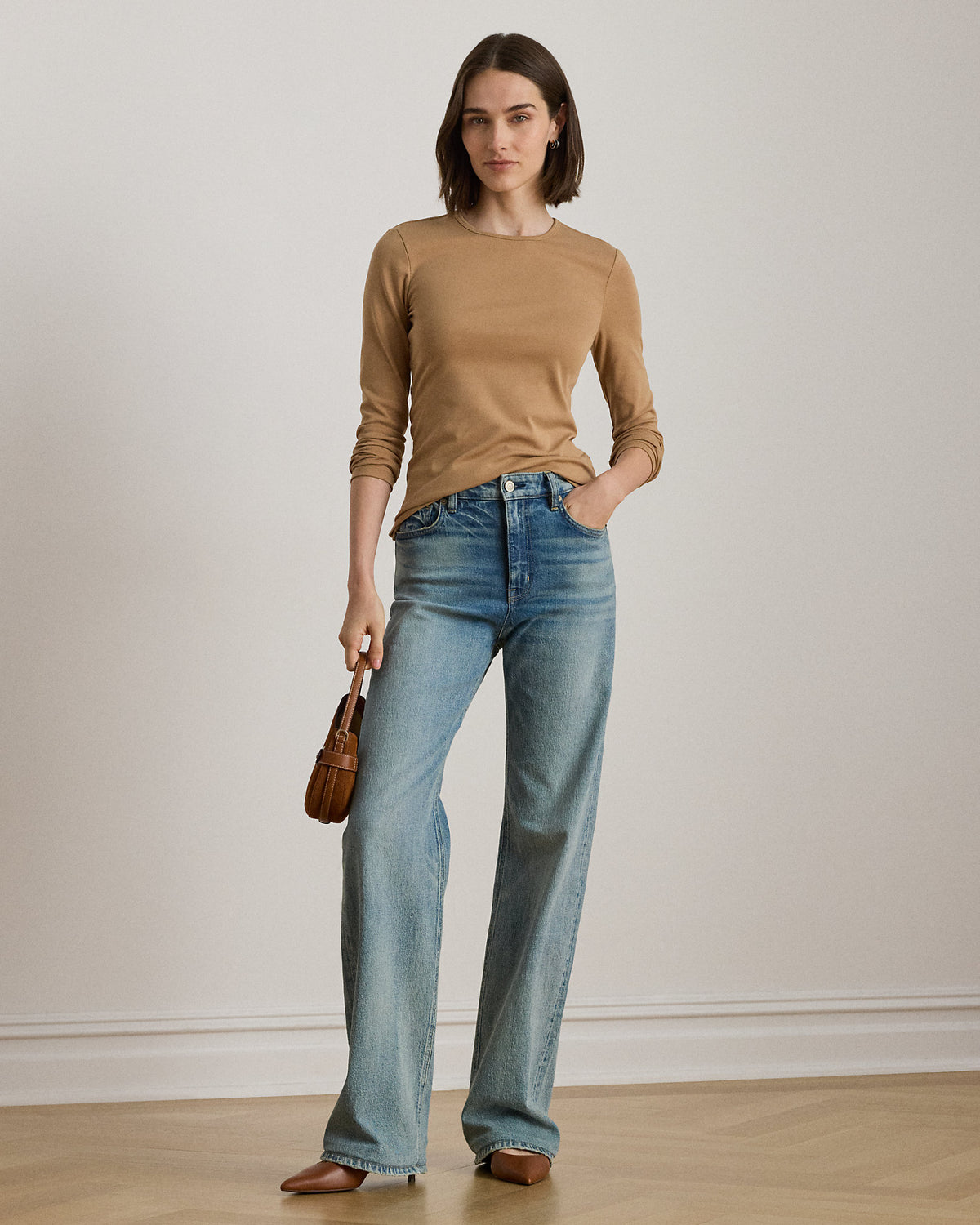 Ralph Lauren Stretch Cotton LongSleeve Tee