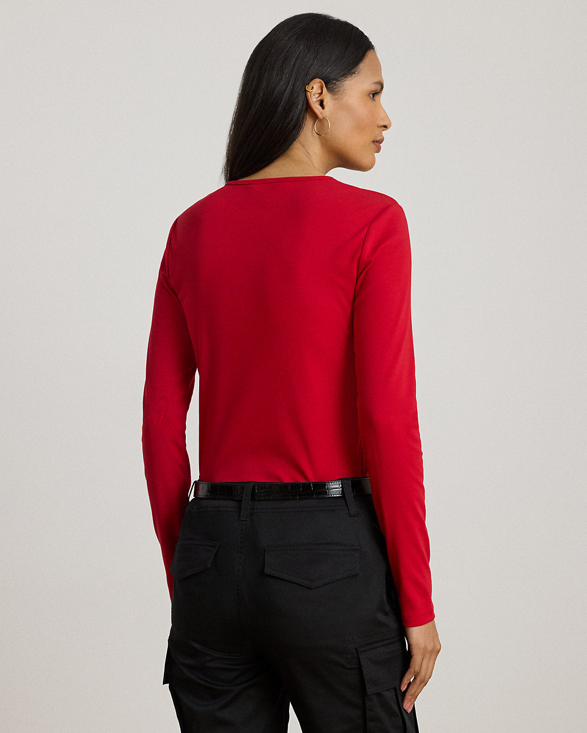 Ralph Lauren Stretch Cotton LongSleeve Tee