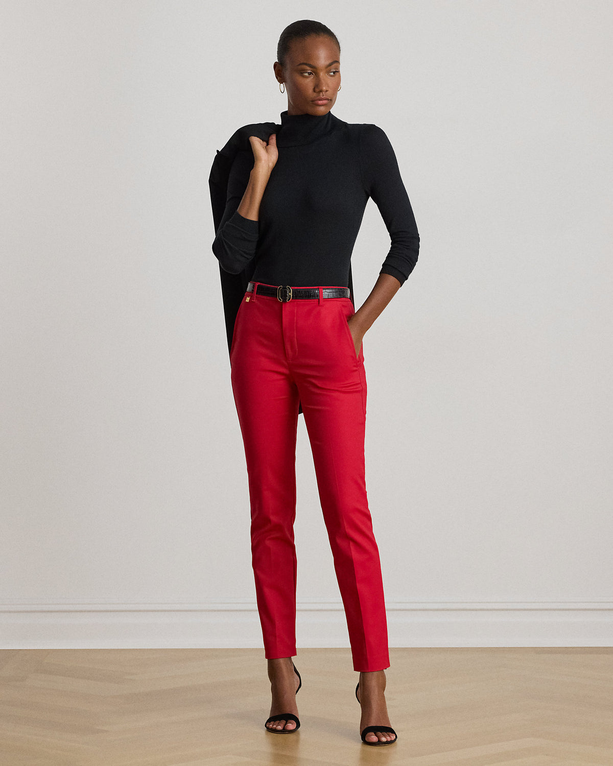 Ralph Lauren DoubleFaced Stretch Cotton Pant