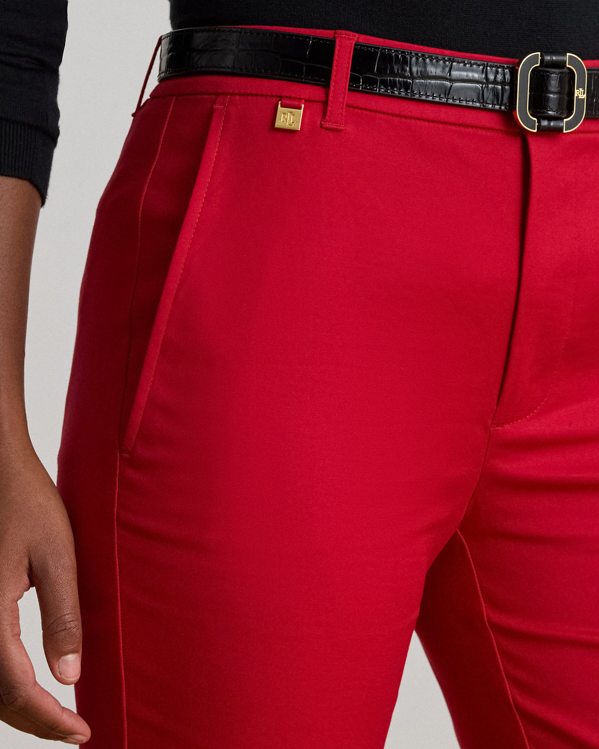 Ralph Lauren DoubleFaced Stretch Cotton Pant
