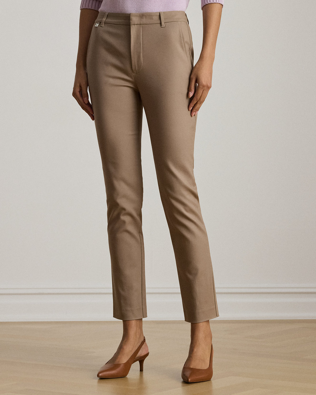 Ralph Lauren DoubleFaced Stretch Cotton Pant