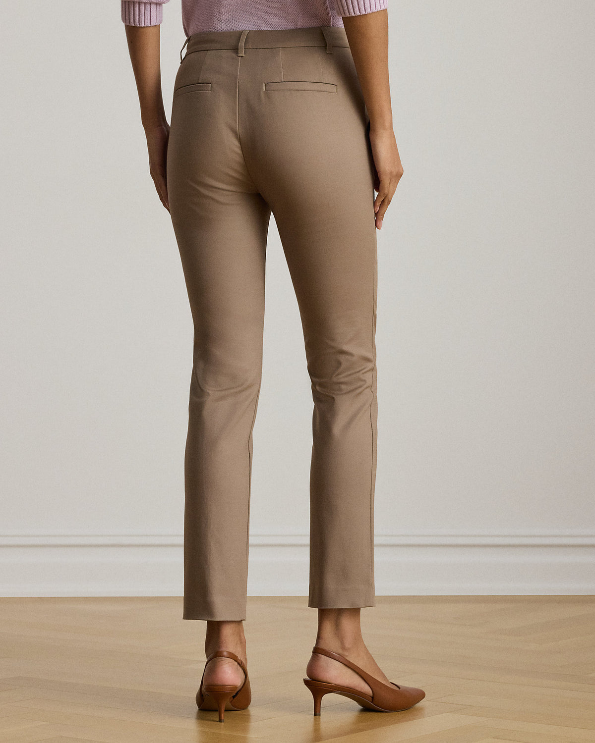 Ralph Lauren DoubleFaced Stretch Cotton Pant