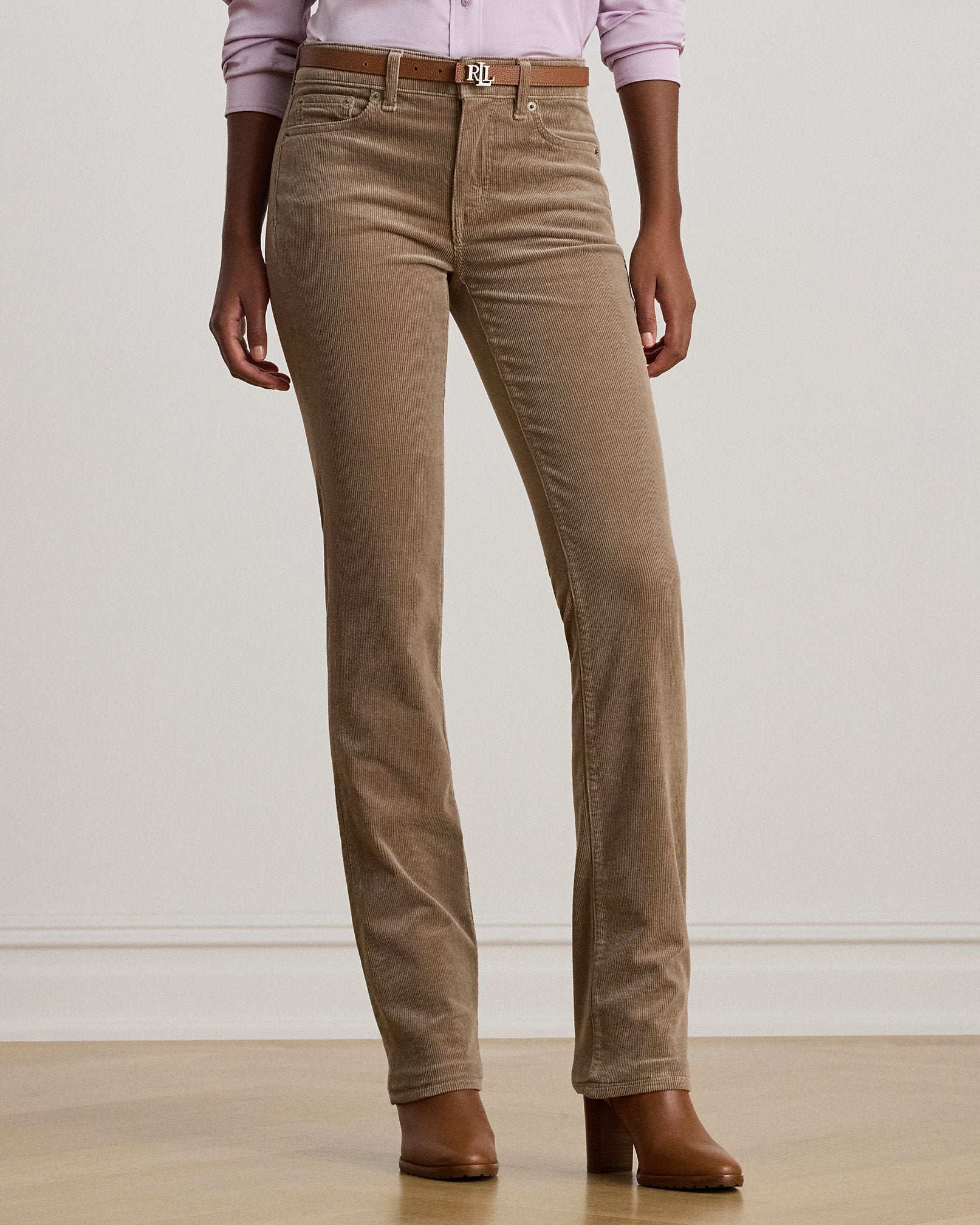 Ralph Lauren Stretch Corduroy MidRise Straight Pant