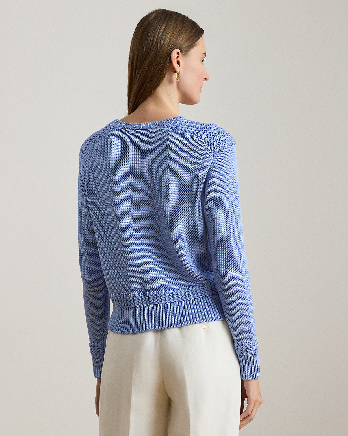 Ralph Lauren CottonBlend Crewneck Sweater