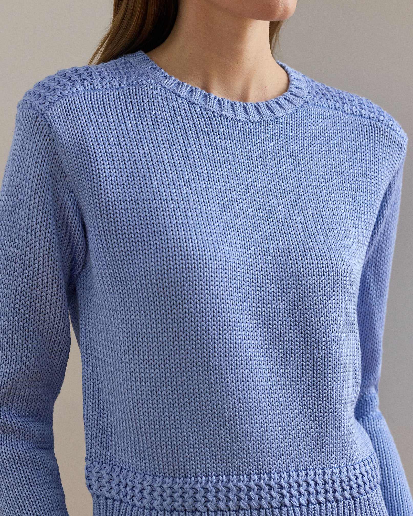 Ralph Lauren CottonBlend Crewneck Sweater