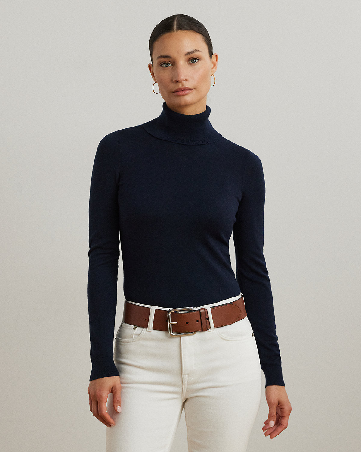 Ralph Lauren SilkBlend Turtleneck Sweater
