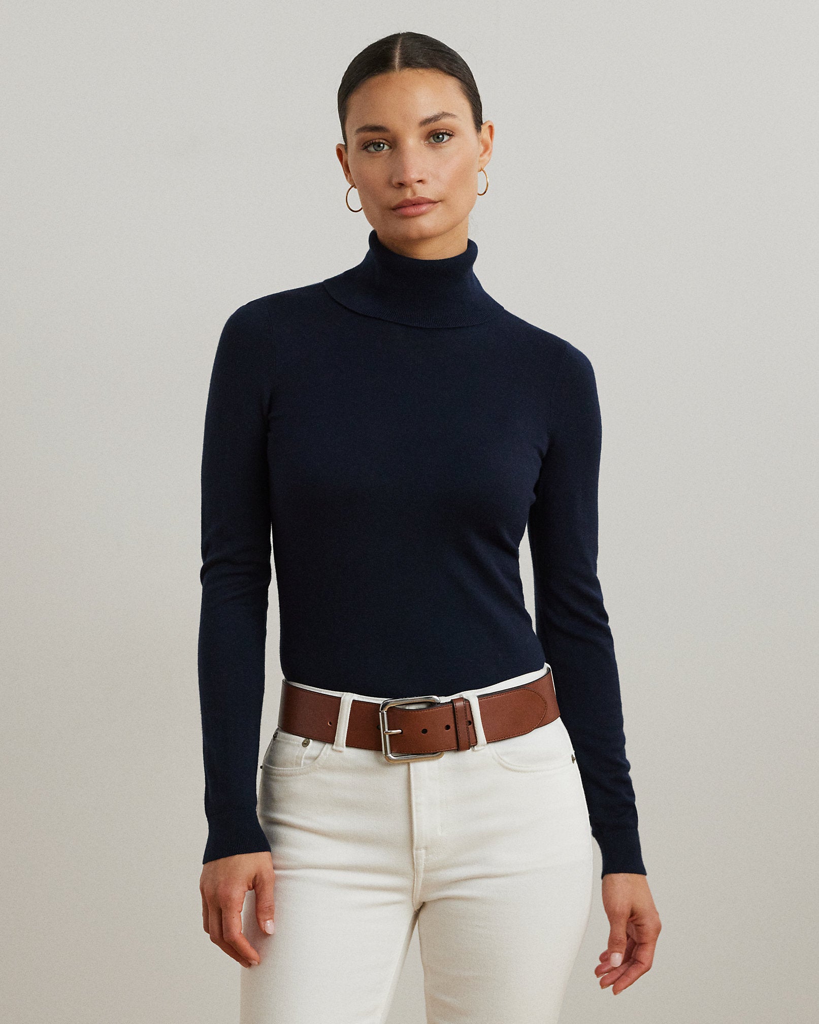 Ralph Lauren SilkBlend Turtleneck Sweater