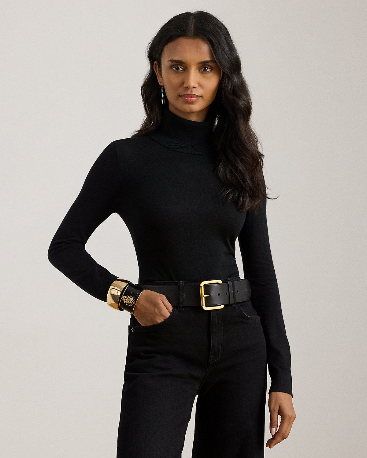 Ralph Lauren SilkBlend Turtleneck Sweater
