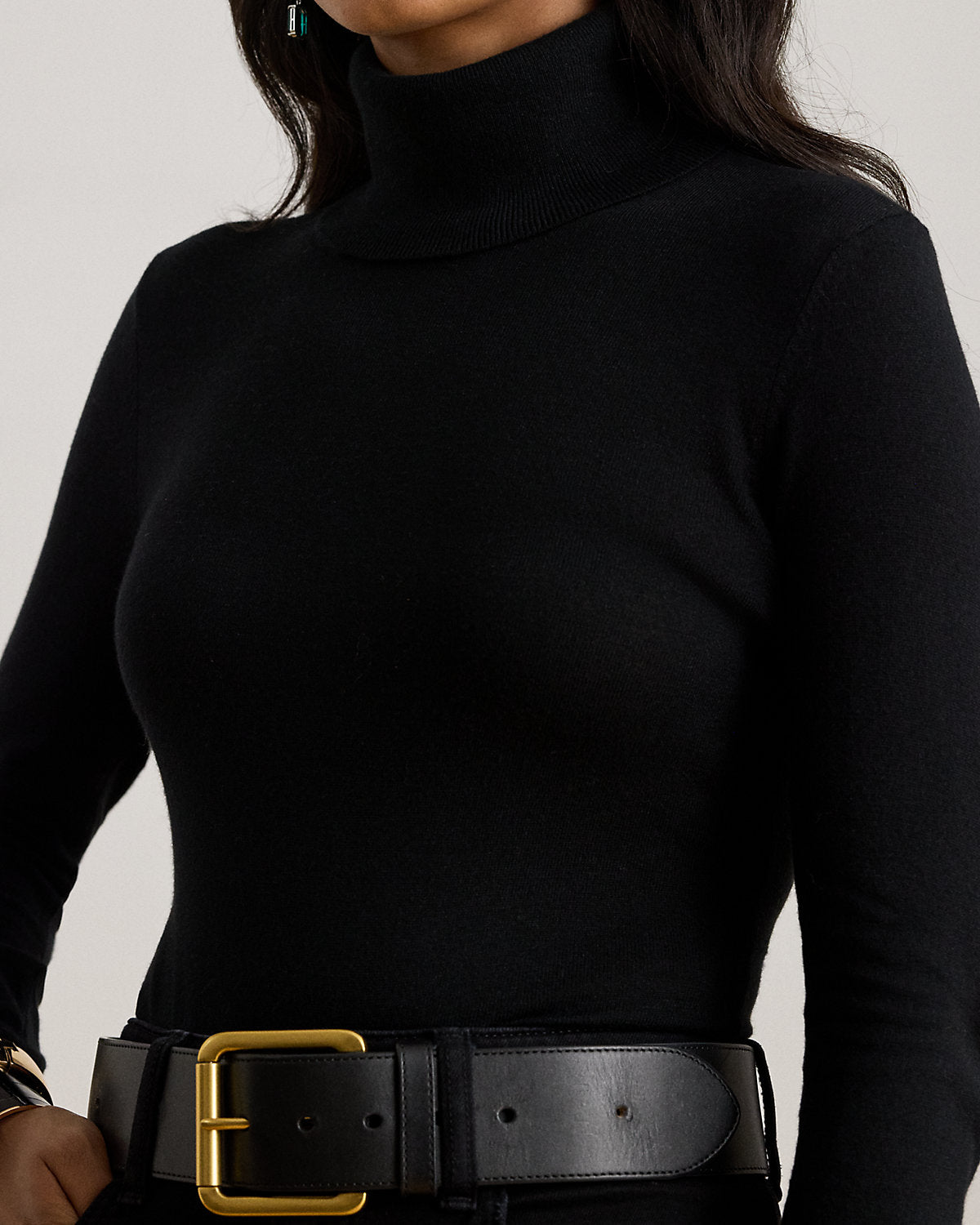 Ralph Lauren SilkBlend Turtleneck Sweater