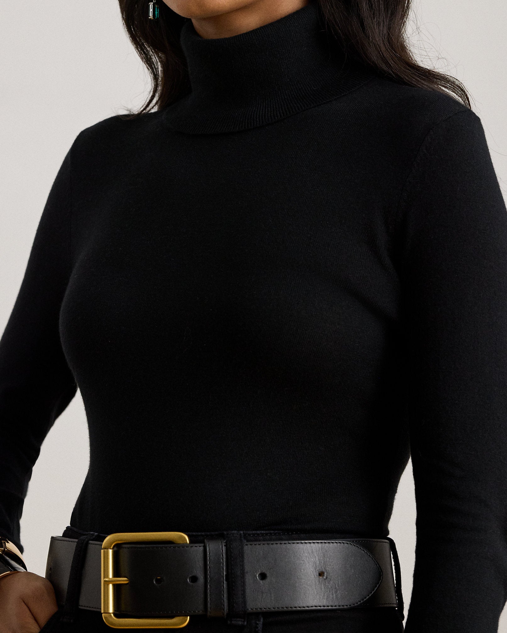 Ralph Lauren SilkBlend Turtleneck Sweater