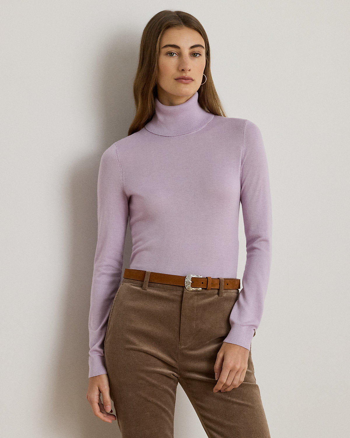 Ralph Lauren SilkBlend Turtleneck Sweater