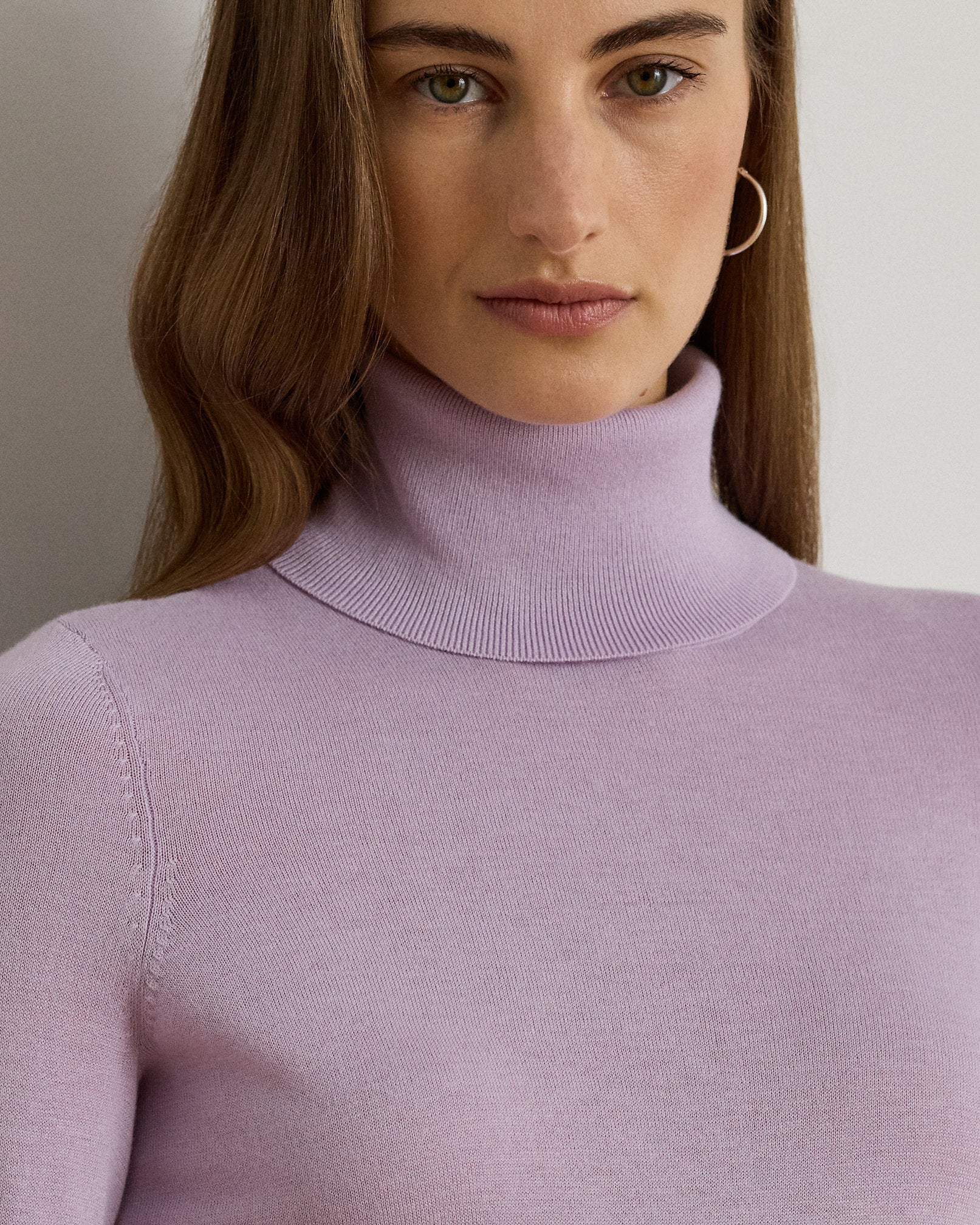 Ralph Lauren SilkBlend Turtleneck Sweater