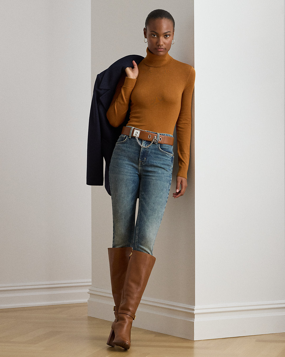 Ralph Lauren SilkBlend Turtleneck Sweater