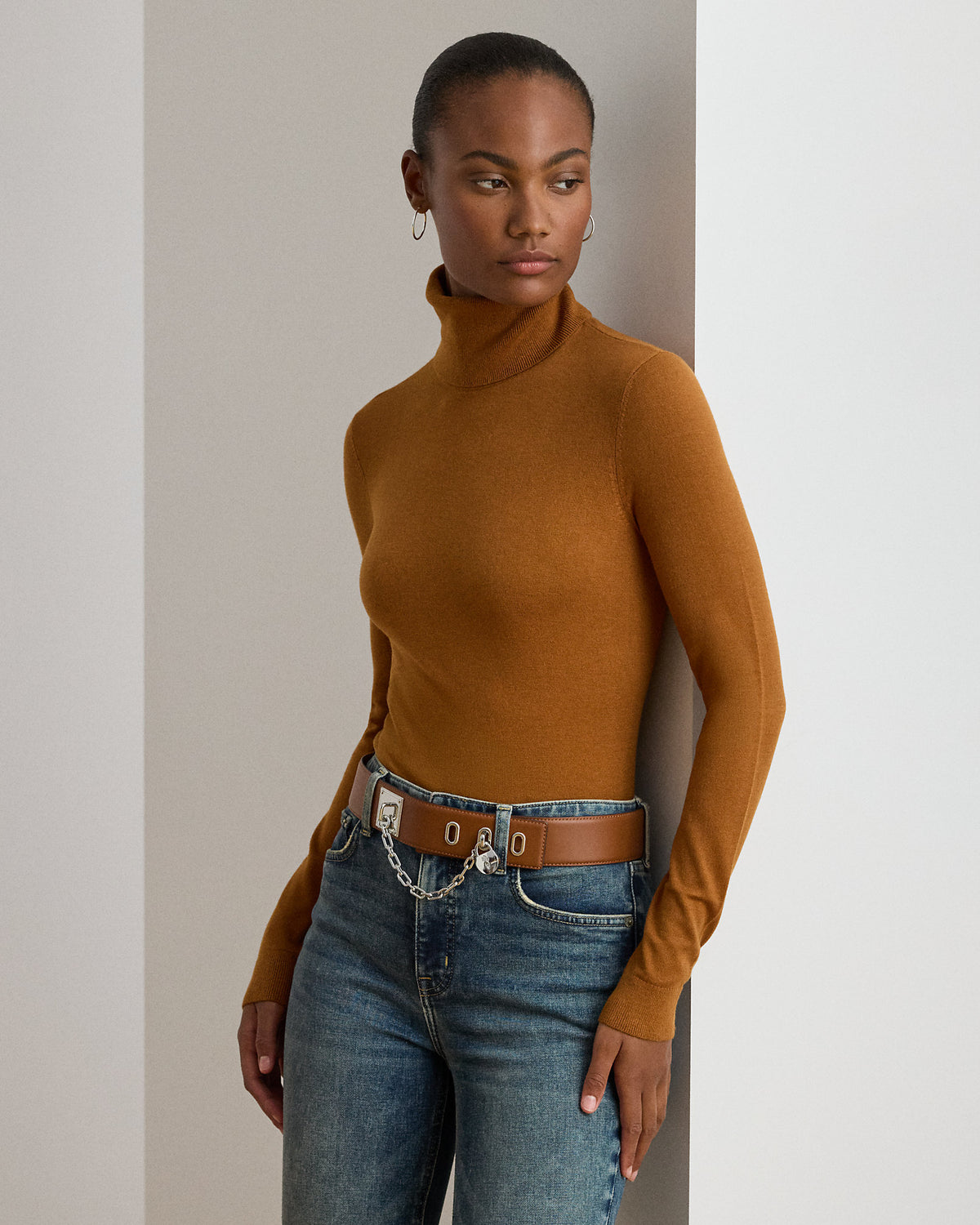 Ralph Lauren SilkBlend Turtleneck Sweater