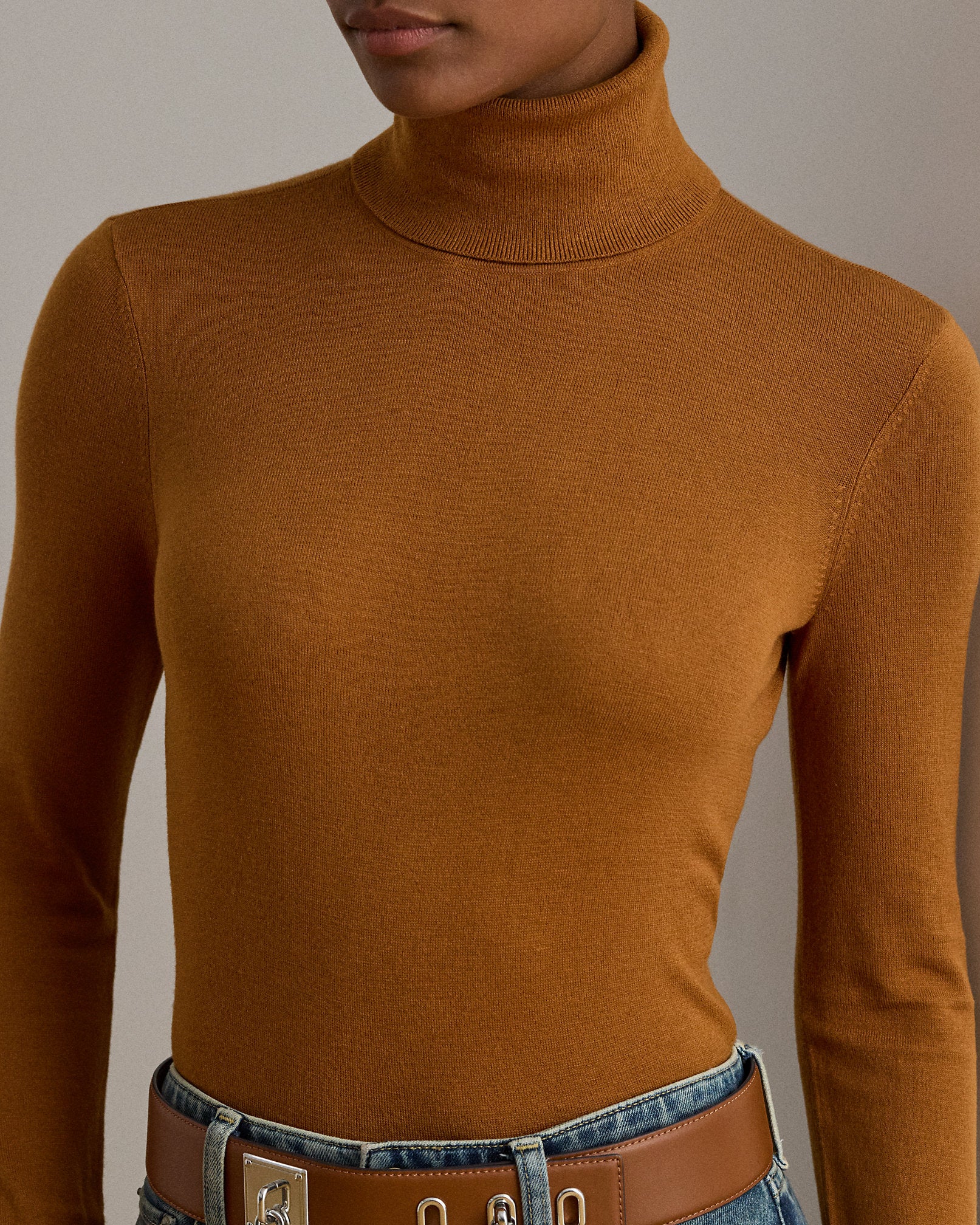 Ralph Lauren SilkBlend Turtleneck Sweater