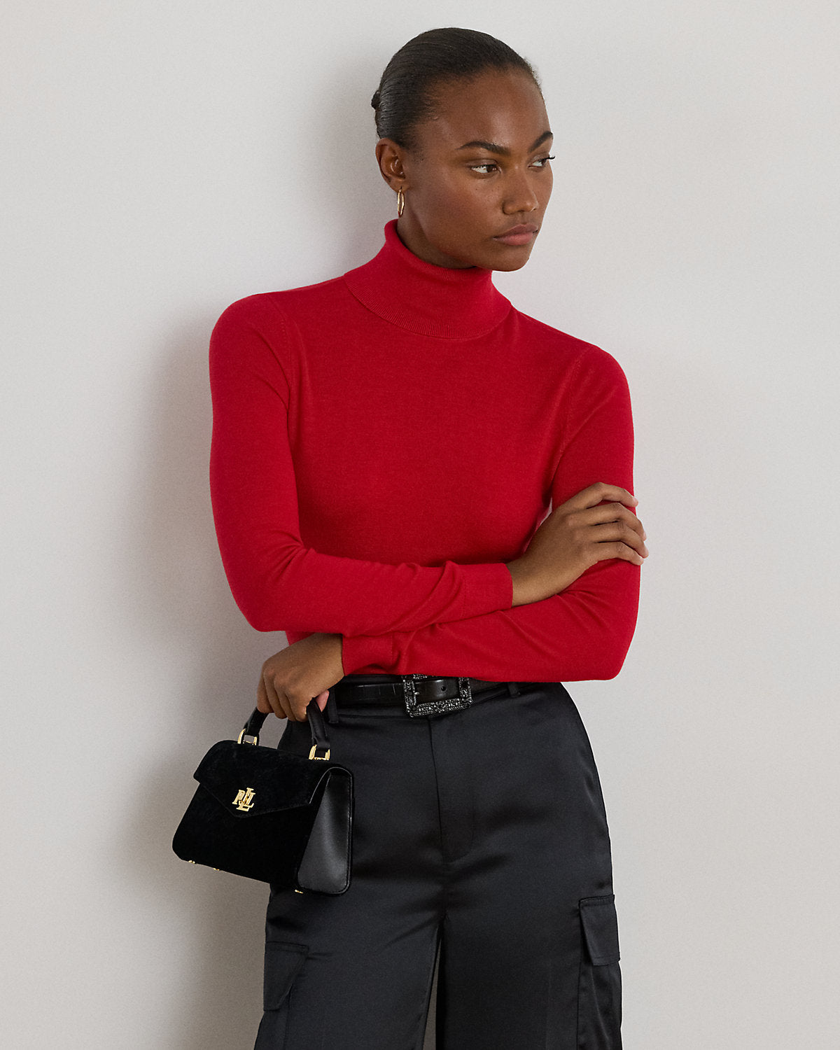 Ralph Lauren SilkBlend Turtleneck Sweater